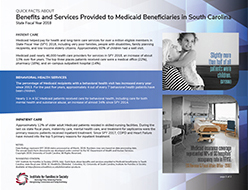 Click here for the latest PDF of SC Medicaid Benefits and Services Quick Facts